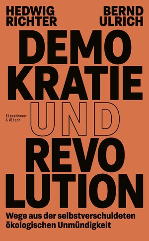 Buchcover Demokratie und Revolution | Hedwig Richter | EAN 9783462006438 | ISBN 3-462-00643-6 | ISBN 978-3-462-00643-8