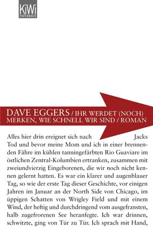 Buchcover Ihr werdet noch merken, wie schnell wir sind | Dave Eggers | EAN 9783462037340 | ISBN 3-462-03734-X | ISBN 978-3-462-03734-0