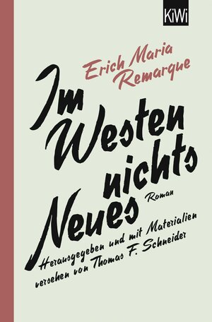 Buchcover Im Westen nichts Neues | E.M. Remarque | EAN 9783462046328 | ISBN 3-462-04632-2 | ISBN 978-3-462-04632-8