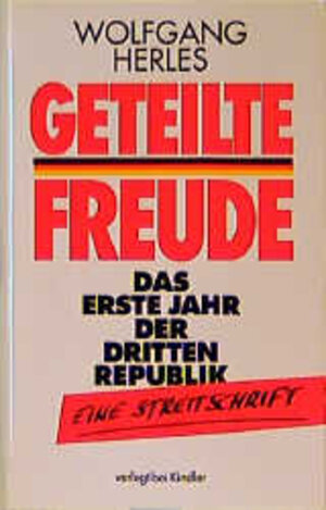 Buchcover Geteilte Freude | Wolfgang Herles | EAN 9783463401751 | ISBN 3-463-40175-4 | ISBN 978-3-463-40175-1