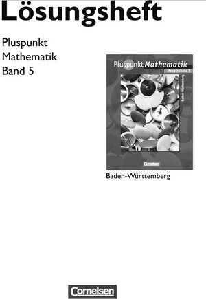 Buchcover Pluspunkt Mathematik - Baden-Württemberg - Bisherige Ausgabe / Band 5 - Lösungen zum Schülerbuch | Rainer Bamberg | EAN 9783464523131 | ISBN 3-464-52313-6 | ISBN 978-3-464-52313-1