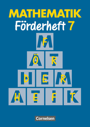 Buchcover Mathematik Förderschule - Förderhefte - Band 7 | Marita Sommer | EAN 9783464581575 | ISBN 3-464-58157-8 | ISBN 978-3-464-58157-5