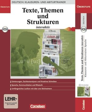 Buchcover Texte, Themen und Strukturen - interaktiv. Digitale Oberstufe. Software... / Sprache | Lisa Böcker | EAN 9783464637401 | ISBN 3-464-63740-9 | ISBN 978-3-464-63740-1