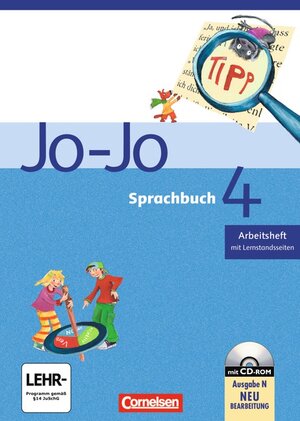 Buchcover Jo-Jo Sprachbuch - Ausgabe N / 4. Schuljahr - Arbeitsheft | Frido Brunold | EAN 9783464804889 | ISBN 3-464-80488-7 | ISBN 978-3-464-80488-9