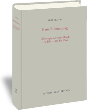 Buchcover Hans Blumenberg | Kurt Flasch | EAN 9783465000174 | ISBN 3-465-00017-X | ISBN 978-3-465-00017-4