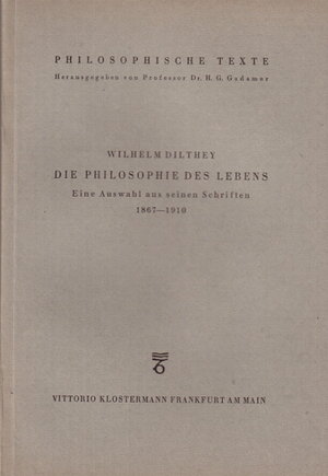 Die Philosophie des Lebens