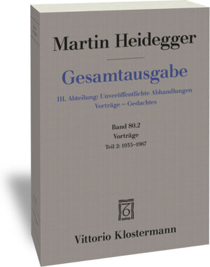 Buchcover Vorträge | Martin Heidegger | EAN 9783465016984 | ISBN 3-465-01698-X | ISBN 978-3-465-01698-4