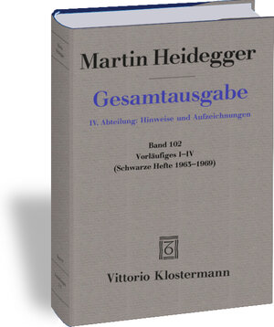 Buchcover Vorläufiges I-IV | Martin Heidegger | EAN 9783465026907 | ISBN 3-465-02690-X | ISBN 978-3-465-02690-7