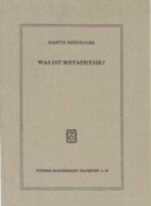 Was ist Metaphysik?