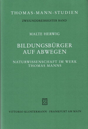 Buchcover Bildungsbürger auf Abwegen | Malte Herwig | EAN 9783465033523 | ISBN 3-465-03352-3 | ISBN 978-3-465-03352-3