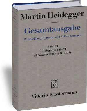 Buchcover Überlegungen II-VI | Martin Heidegger | EAN 9783465038153 | ISBN 3-465-03815-0 | ISBN 978-3-465-03815-3