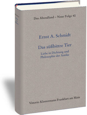 Buchcover Das süßbittre Tier | Ernst A. Schmidt | EAN 9783465039488 | ISBN 3-465-03948-3 | ISBN 978-3-465-03948-8