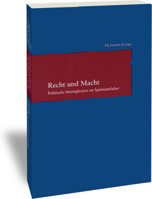 Buchcover Recht und Macht | Hermann Lange | EAN 9783465141082 | ISBN 3-465-14108-3 | ISBN 978-3-465-14108-2