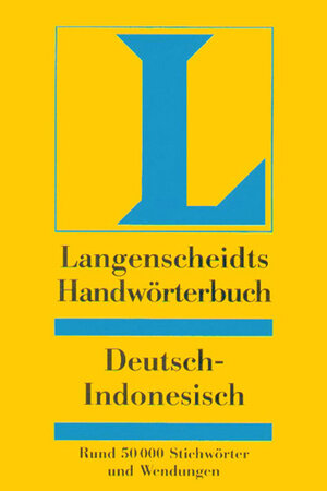 Langenscheidt Handwörterbuch Deutsch-Indonesisch