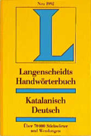 Langenscheidts Handwörterbücher, Handwörterbuch Katalanisch