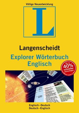 Langenscheidt Explorer Wörterbuch Englisch: Englisch-Deutsch/Deutsch-Englisch: Englisch - Deutsch / Deutsch - Englisch. Rund 60.000 Stichwörter, Wendungen und Übersetzungen