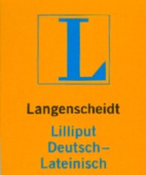 Langenscheidt Lilliput Wörterbücher, Bd.88, Deutsch-Lateinisch