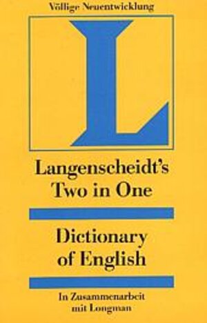 Langenscheidt Two in One Dictionary of English