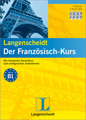 Der Französisch-Kurs. Langenscheidt. 3 Bücher mit 6 Audio-CDs