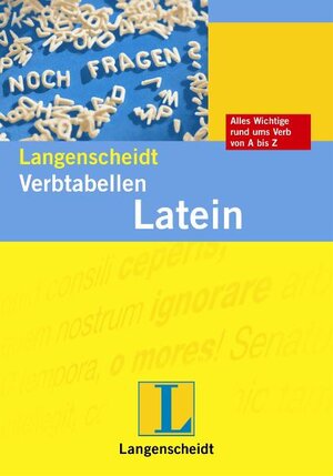 Buchcover Langenscheidt Verbtabellen Latein | Otmar Bilz | EAN 9783468342028 | ISBN 3-468-34202-0 | ISBN 978-3-468-34202-8