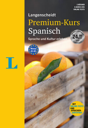 Buchcover Langenscheidt Premium-Kurs Spanisch - Sprachkurs mit 2 Büchern, 6 Audio-CDs, MP3-Download, Online-Tests und Zertifikat | Elisabeth Graf-Riemann | EAN 9783468801242 | ISBN 3-468-80124-6 | ISBN 978-3-468-80124-2