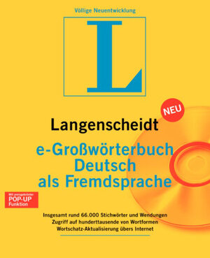 e-Großwörterbuch Deutsch als Fremdsprache. CD-ROM Version 4.0 für Windows ab 95. Langenscheidt