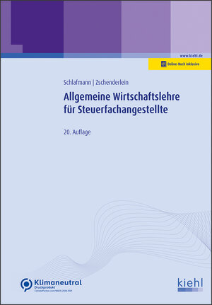 Buchcover Allgemeine Wirtschaftslehre für Steuerfachangestellte | Lutz Schlafmann | EAN 9783470006819 | ISBN 3-470-00681-4 | ISBN 978-3-470-00681-9