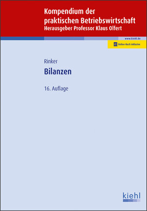 Buchcover Bilanzen | Carola Rinker | EAN 9783470017129 | ISBN 3-470-01712-3 | ISBN 978-3-470-01712-9