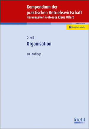 Buchcover Organisation | Klaus Olfert | EAN 9783470513782 | ISBN 3-470-51378-3 | ISBN 978-3-470-51378-2
