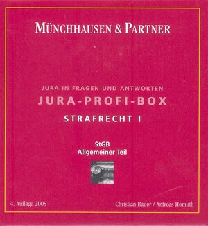 Buchcover Strafrecht I | Christian Bauer | EAN 9783472060758 | ISBN 3-472-06075-1 | ISBN 978-3-472-06075-8