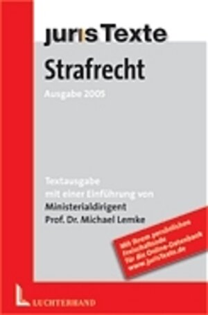 Buchcover Strafrecht  | EAN 9783472062080 | ISBN 3-472-06208-8 | ISBN 978-3-472-06208-0