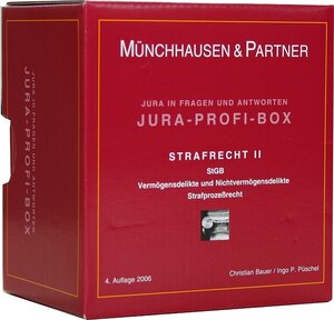 Jura-Profi-Box. Strafrecht 2: StGB. Vermögensdelikte und Nichtvermögensdelikte. Strafprozeßrecht