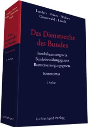 Buchcover Das Dienstrecht des Bundes | Dirk Lenders | EAN 9783472086901 | ISBN 3-472-08690-4 | ISBN 978-3-472-08690-1