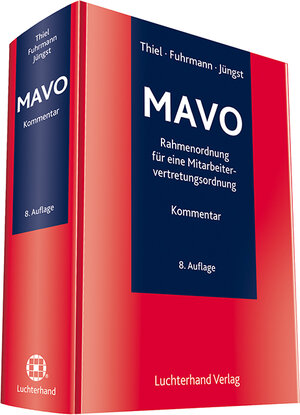 Buchcover MAVO - Kommentar zur Rahmenordnung für eine Mitarbeitervertretungsordnung | Adolf Thiel | EAN 9783472089582 | ISBN 3-472-08958-X | ISBN 978-3-472-08958-2