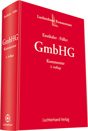 Buchcover Kommentar zum GmbH-Gesetz | Jürgen Ensthaler | EAN 9783472089933 | ISBN 3-472-08993-8 | ISBN 978-3-472-08993-3