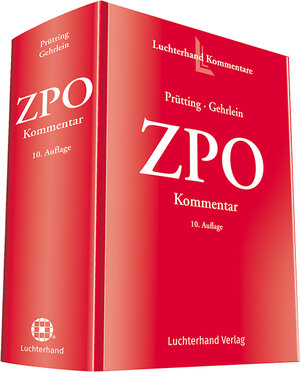 Buchcover ZPO Kommentar  | EAN 9783472095569 | ISBN 3-472-09556-3 | ISBN 978-3-472-09556-9