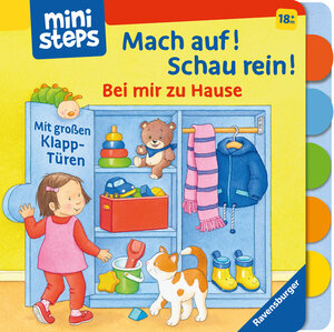Buchcover ministeps: Mach auf! Schau rein! Bei mir zu Hause | Klara Tünner | EAN 9783473301805 | ISBN 3-473-30180-9 | ISBN 978-3-473-30180-5