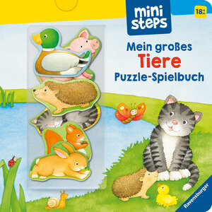 Buchcover ministeps: Mein großes Tiere Puzzle-Spielbuch | Frauke Nahrgang | EAN 9783473302703 | ISBN 3-473-30270-8 | ISBN 978-3-473-30270-3