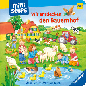 Buchcover Wir entdecken den Bauernhof. Mein liebstes Wimmelbuch | Sandra Grimm | EAN 9783473308026 | ISBN 3-473-30802-1 | ISBN 978-3-473-30802-6