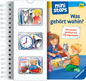 Buchcover ministeps: Was gehört wohin? - Magnetbuch ab 2 Jahre, Kinderbuch, Bilderbuch | Irmgard Eberhard | EAN 9783473315802 | ISBN 3-473-31580-X | ISBN 978-3-473-31580-2