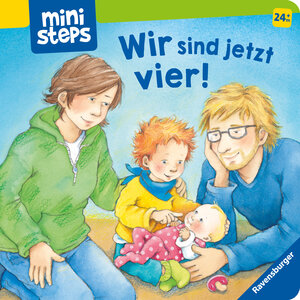 Buchcover ministeps: Wir sind jetzt vier! | Sabine Cuno | EAN 9783473315819 | ISBN 3-473-31581-8 | ISBN 978-3-473-31581-9