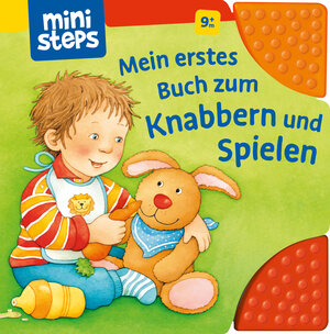 Buchcover ministeps: Mein erstes Buch zum Knabbern und Spielen | Sandra Grimm | EAN 9783473316656 | ISBN 3-473-31665-2 | ISBN 978-3-473-31665-6