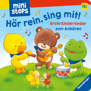 Buchcover ministeps: Hör rein, sing mit! Erste Kinderlieder zum Anhören. | Volksgut | EAN 9783473319930 | ISBN 3-473-31993-7 | ISBN 978-3-473-31993-0