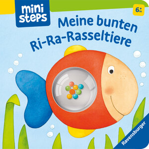 Buchcover Meine bunten Ri-Ra-Rasseltiere – Rasselbuch für Kinder ab 6 Monaten, Baby-Buch, Spielbuch | Ina Milk | EAN 9783473319992 | ISBN 3-473-31999-6 | ISBN 978-3-473-31999-2