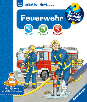 Buchcover Wieso? Weshalb? Warum? aktiv-Heft: Feuerwehr  | EAN 9783473326914 | ISBN 3-473-32691-7 | ISBN 978-3-473-32691-4