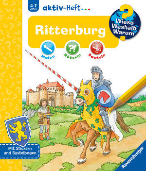 Buchcover Wieso? Weshalb? Warum? aktiv-Heft - Ritterburg  | EAN 9783473326921 | ISBN 3-473-32692-5 | ISBN 978-3-473-32692-1