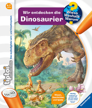 Buchcover tiptoi® Wieso? Weshalb? Warum? Wir entdecken die Dinosaurier | Inka Friese | EAN 9783473329243 | ISBN 3-473-32924-X | ISBN 978-3-473-32924-3