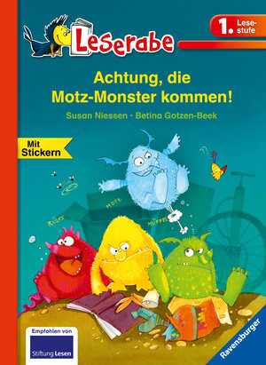 Buchcover Achtung, die Motz-Monster kommen! - Leserabe 1. Klasse - Erstlesebuch für Kinder ab 6 Jahren | Susan Niessen | EAN 9783473364893 | ISBN 3-473-36489-4 | ISBN 978-3-473-36489-3
