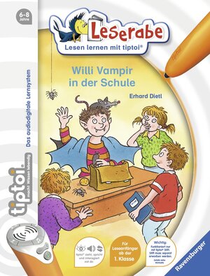 Buchcover tiptoi® Willi Vampir in der Schule | Erhard Dietl | EAN 9783473385904 | ISBN 3-473-38590-5 | ISBN 978-3-473-38590-4