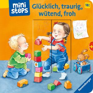 Buchcover ministeps: Glücklich, traurig, wütend, froh | Sandra Grimm | EAN 9783473397334 | ISBN 3-473-39733-4 | ISBN 978-3-473-39733-4